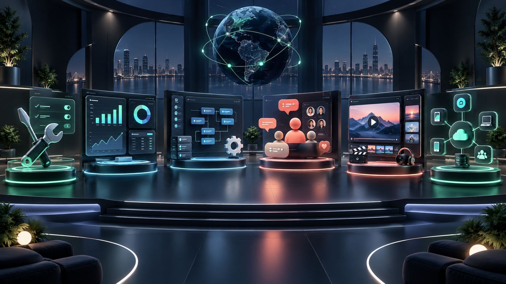 SaaS, Tool, Platform, Media, Data, Internal, Community: Shapes by Value