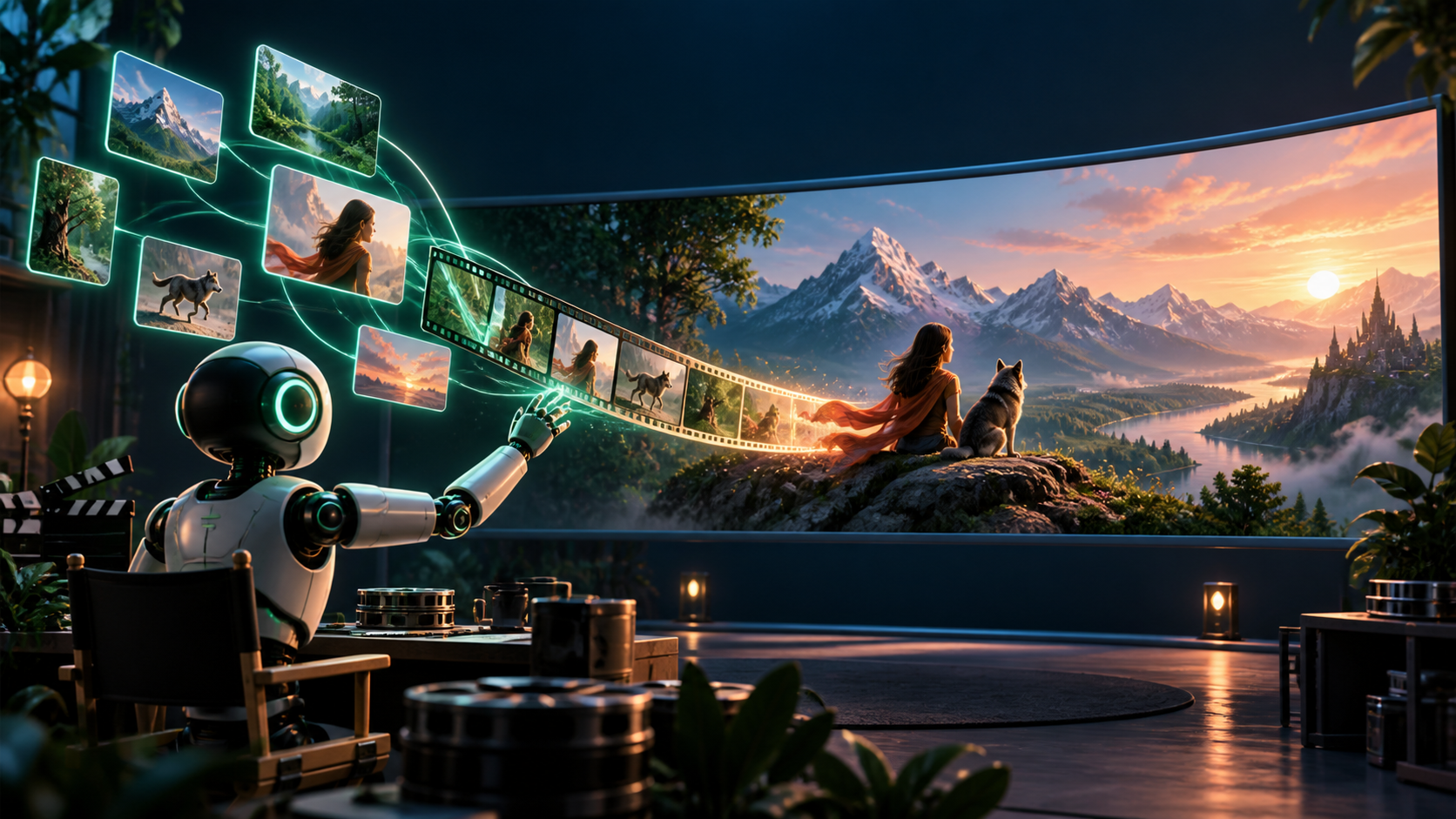 ByeBuy.ai artwork for Google Flow / Veo Production Lab: Scenes, Ingredients, and Extensions