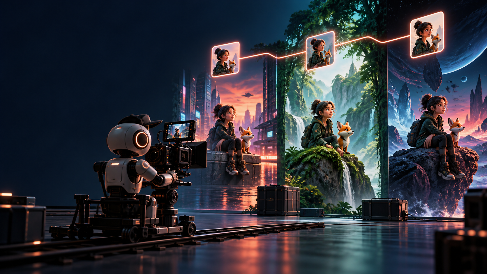ByeBuy.ai artwork for Runway Production Lab: Reference-Controlled Video and Post-Production Experiments