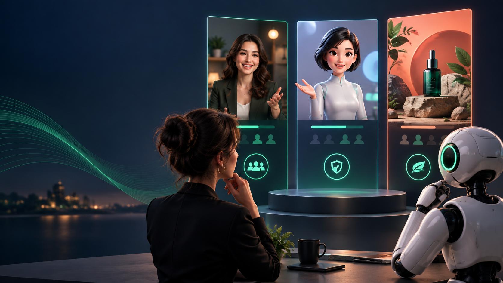 ByeBuy.ai artwork for Synthetic Presenters, Avatars, and the Trust Boundary