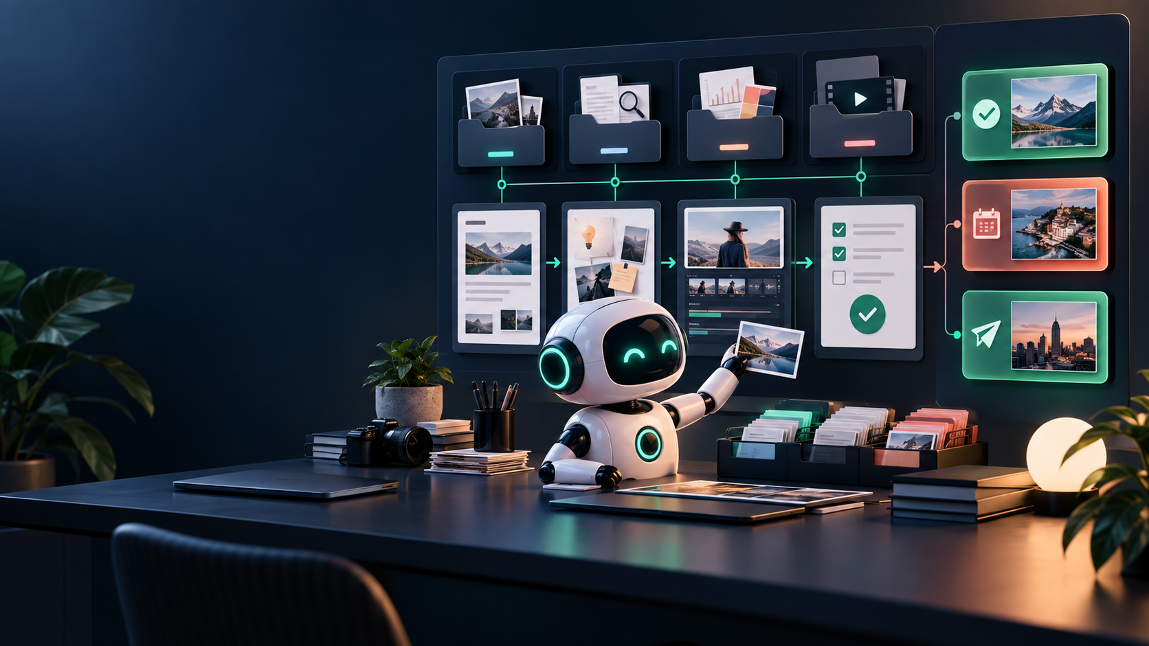 ByeBuy.ai artwork for The Editorial Operating System: Research, Calendar, Production, Approval