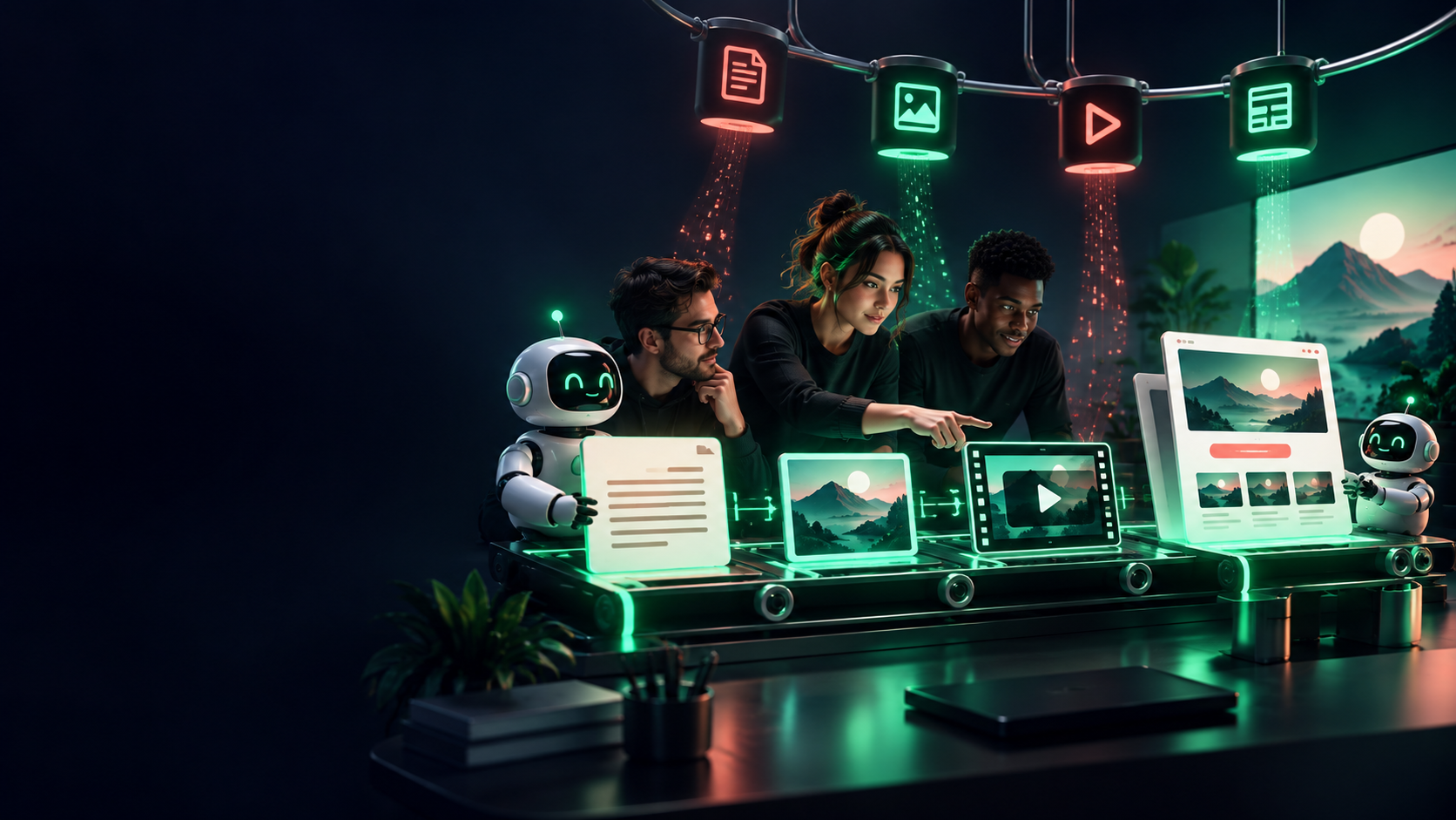 ByeBuy.ai artwork for AI Changes the Production Line, Not the Need for a Good Message