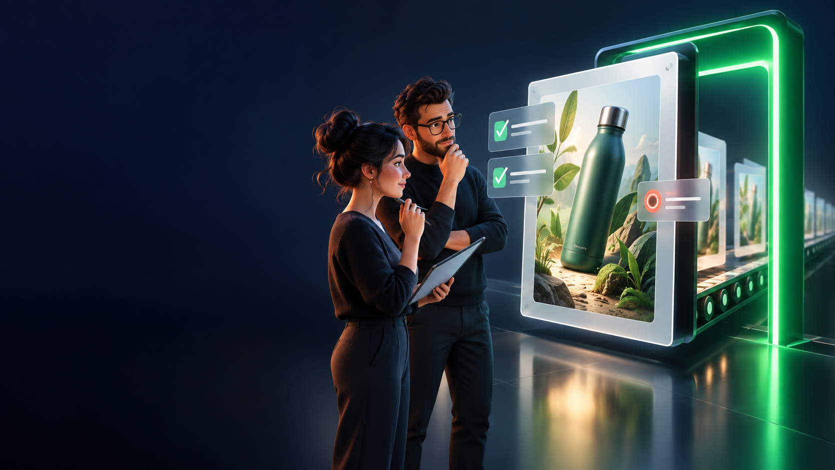 ByeBuy.ai artwork for Review Creative Before It Spends Money