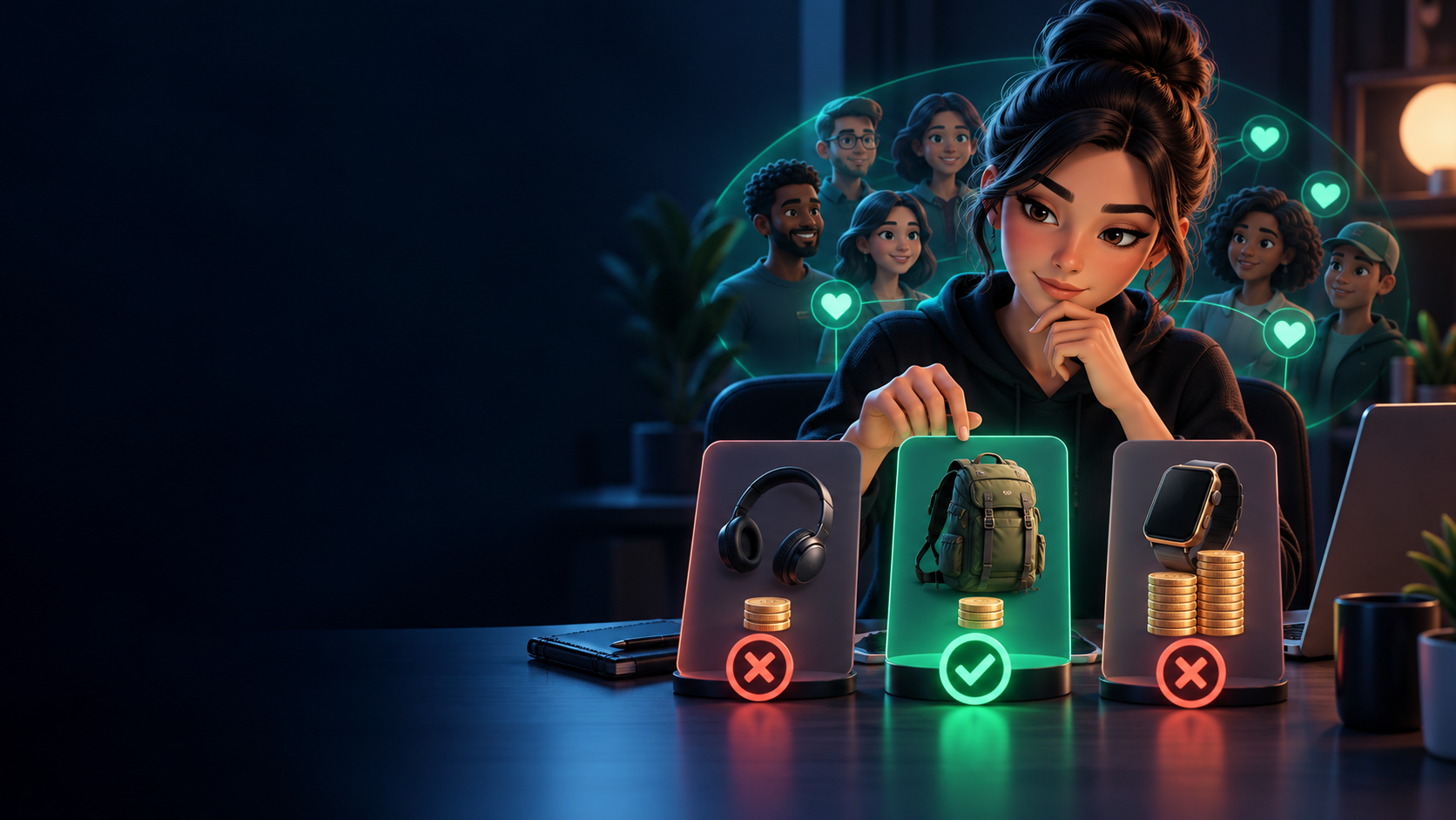 ByeBuy.ai artwork for Product Selection and Audience Fit