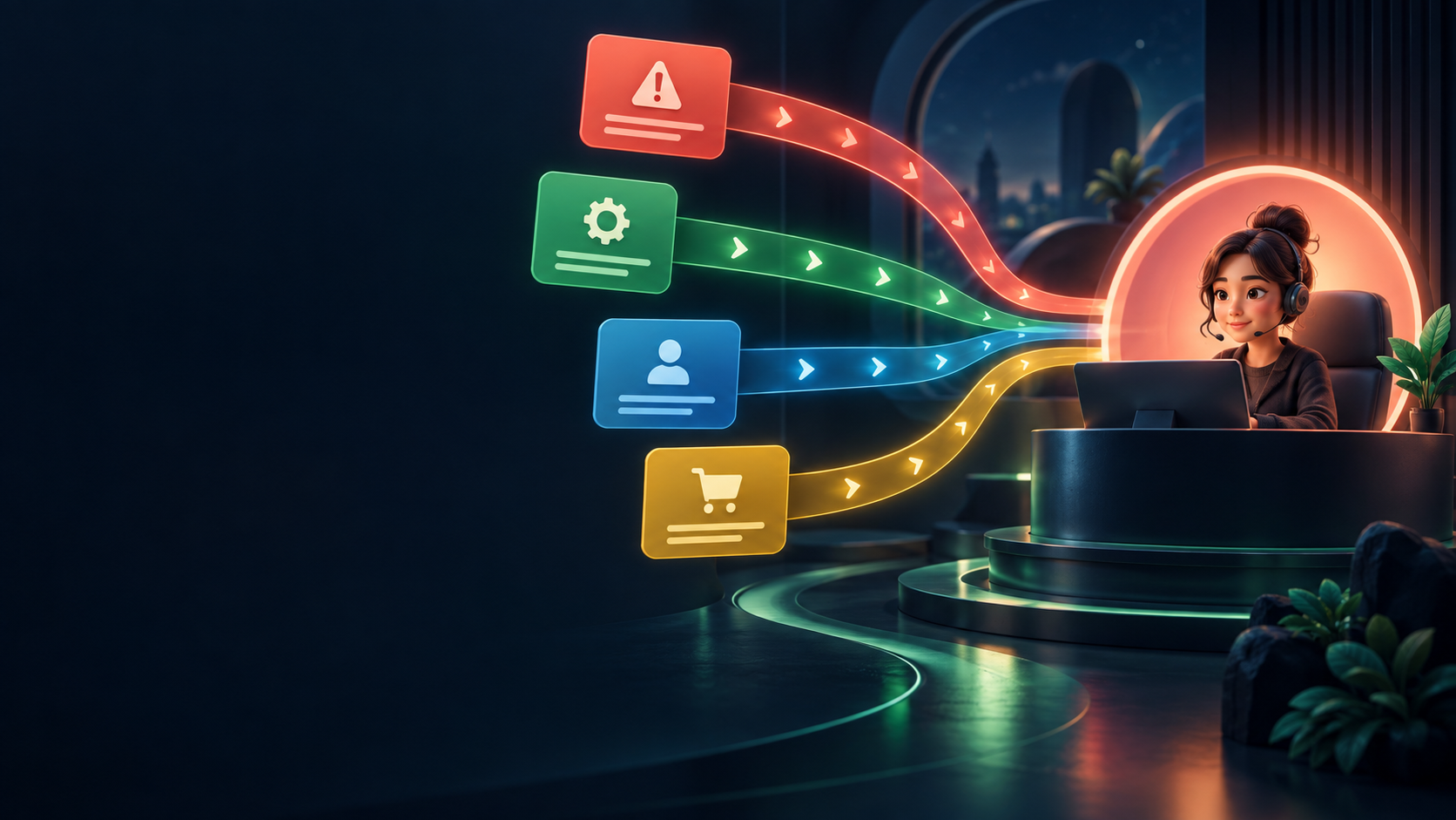 ByeBuy.ai artwork for Support Triage Matrix